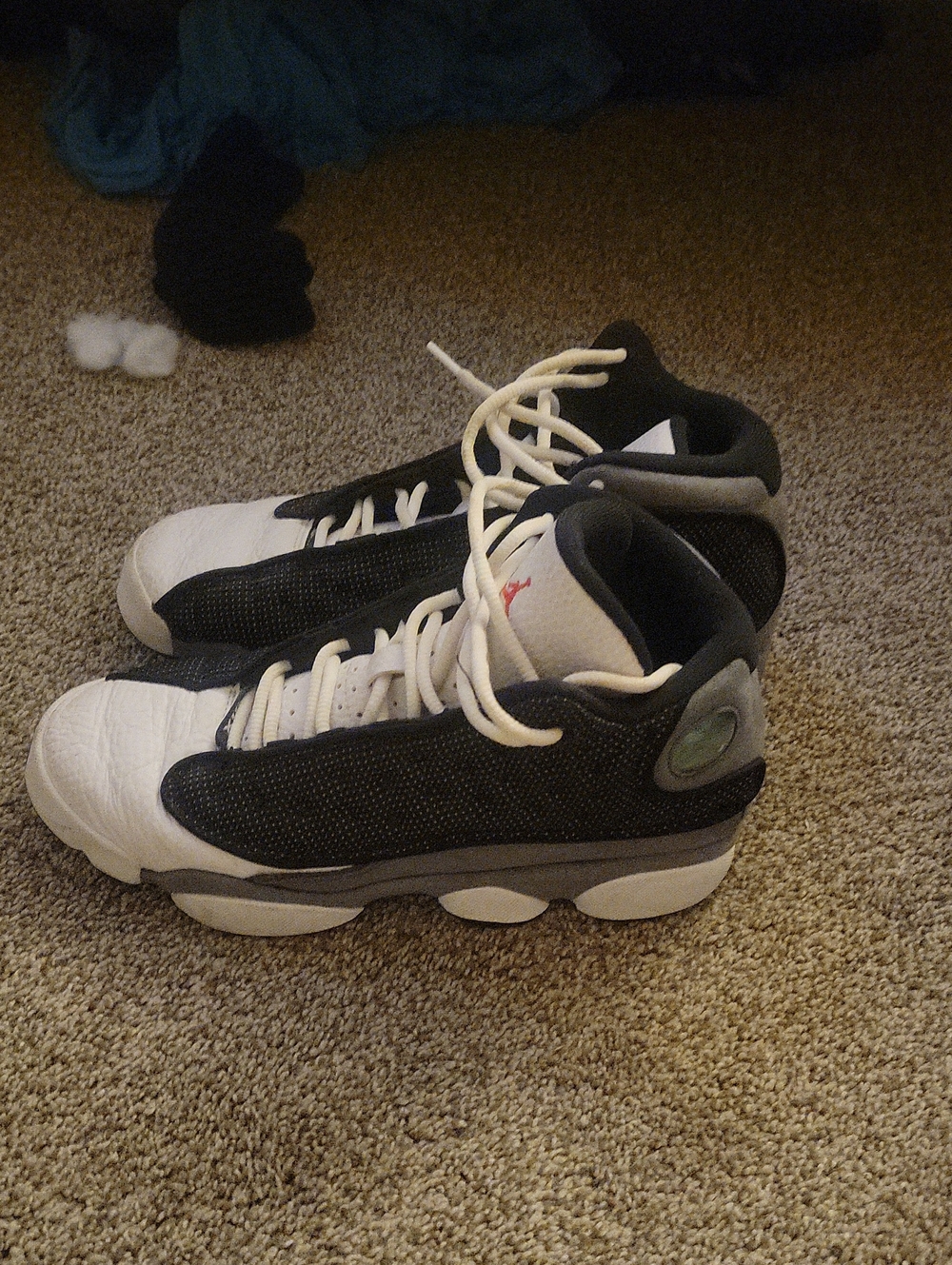 Boys Black and White Athletic Sneakers